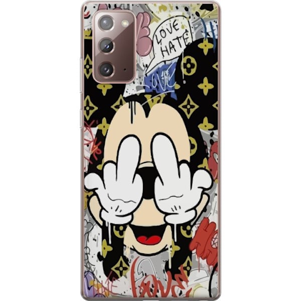 Samsung Galaxy Note20 Gennemsigtig cover Mickey Mouse F-YOU