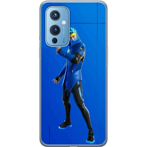 OnePlus 9 Genomskinligt Skal Fortnite - Ninja Blue