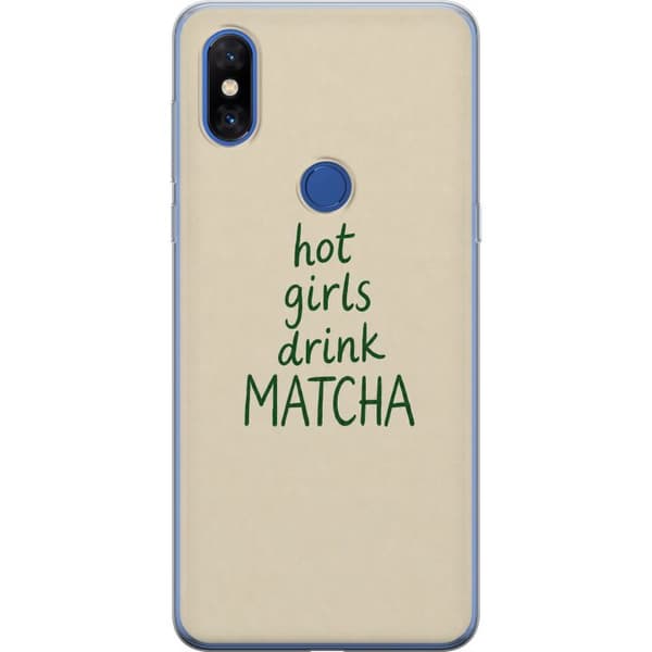 Kompatibelt Mobildeksel til Xiaomi Mi Mix 3 Matcha-jenter beige