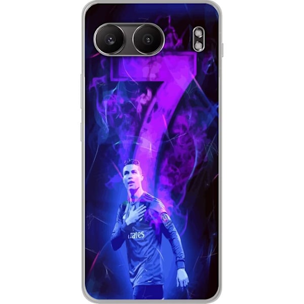OnePlus Nord 4 Gennemsigtig cover Ronaldo 7 - Fodboldlegende i Handling for Fans