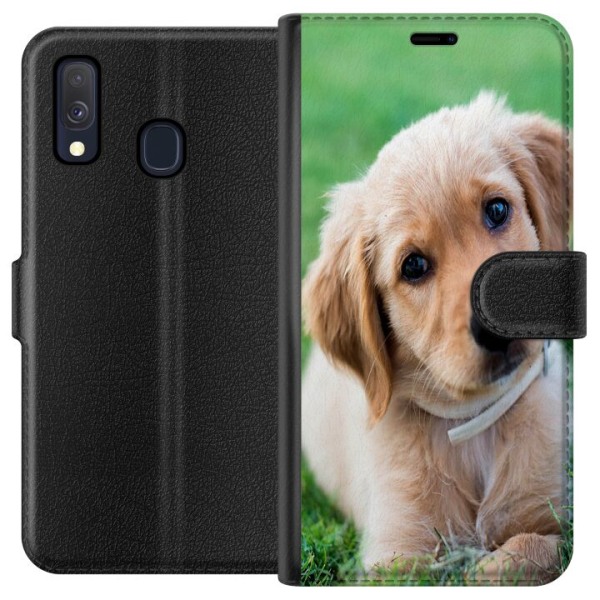 Samsung Galaxy A40 Plånboksfodral Hund