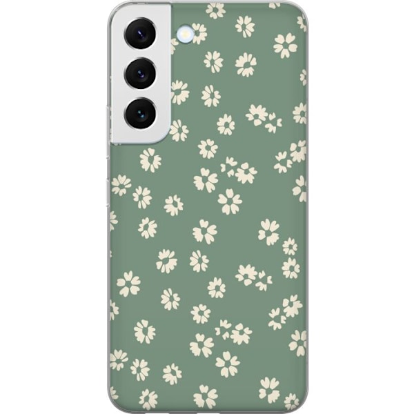 Samsung Galaxy S22 5G Gennemsigtig cover Blomsterdrøm - Farve