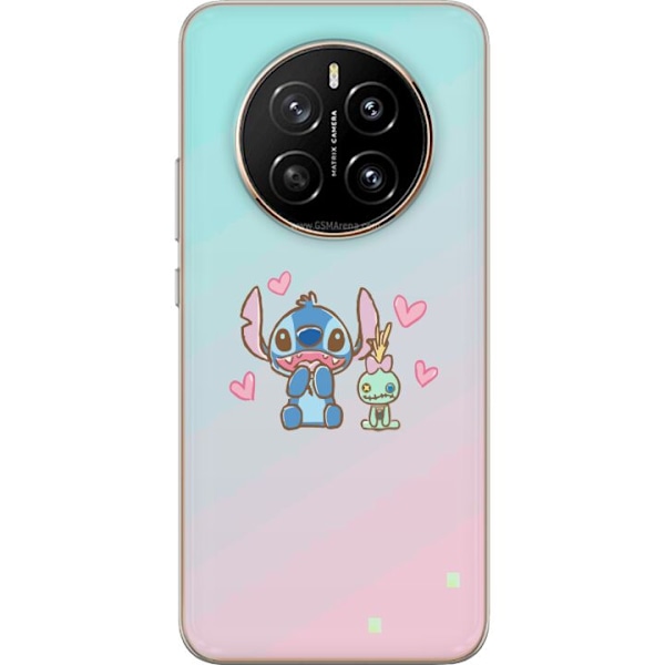 Honor Magic7 Genomskinligt Skal Stitch Kärlek