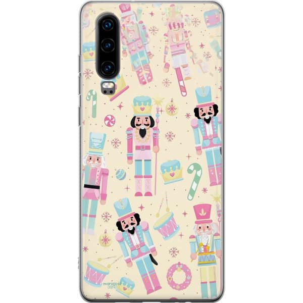 Kompatibelt Mobildeksel til Huawei P30 Jul rosa