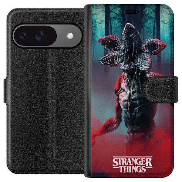 Google Pixel 9 Plånboksfodral Stranger Things Monster