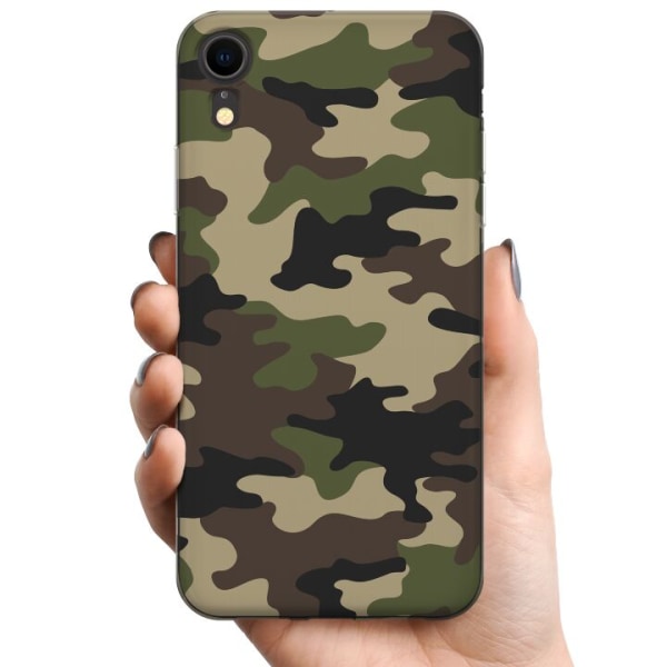 Apple iPhone XR TPU Mobilcover Skov camo