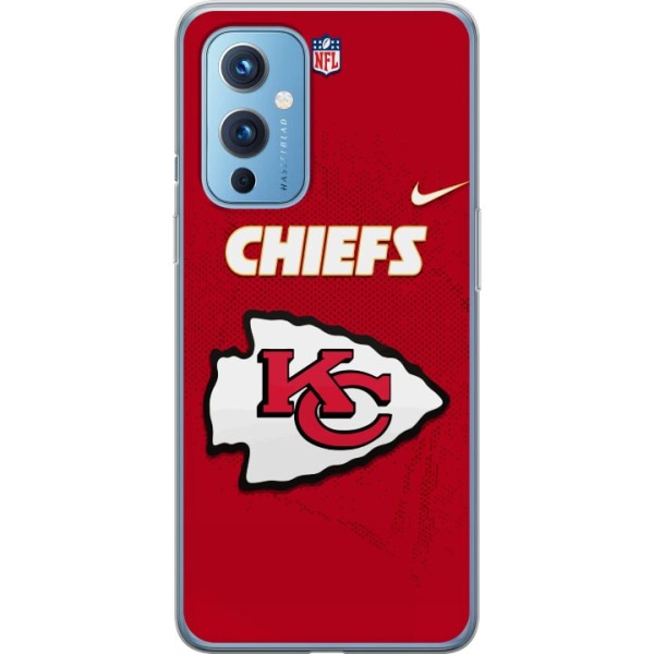 OnePlus 9 Gennemsigtig cover Kansas City Chiefs