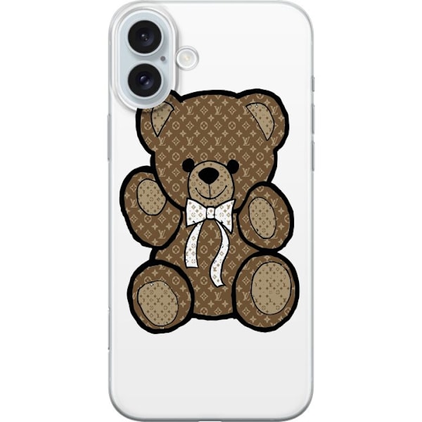 Apple iPhone 16 Plus Gennemsigtig cover Teddy LV Bear