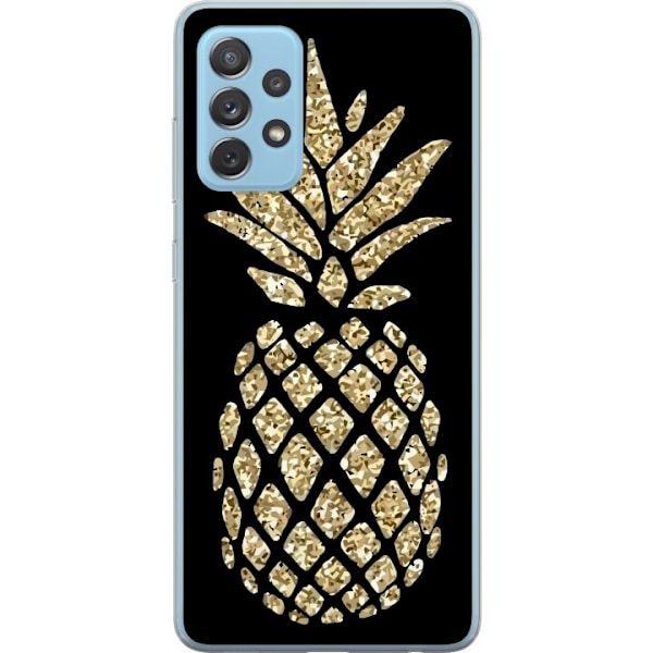 Samsung Galaxy A72 5G Genomskinligt Skal Ananas