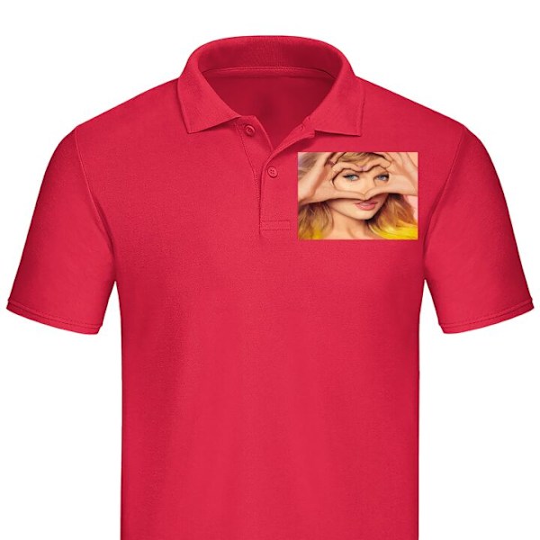 Piké för Vuxen | Elegant Pikétröja Taylor Swift Röd X-Large