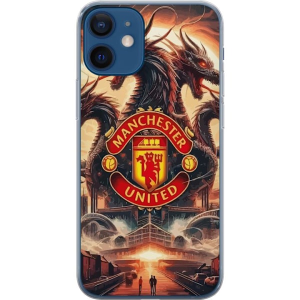 Apple iPhone 12 mini Läpinäkyvä kuori Manchester United