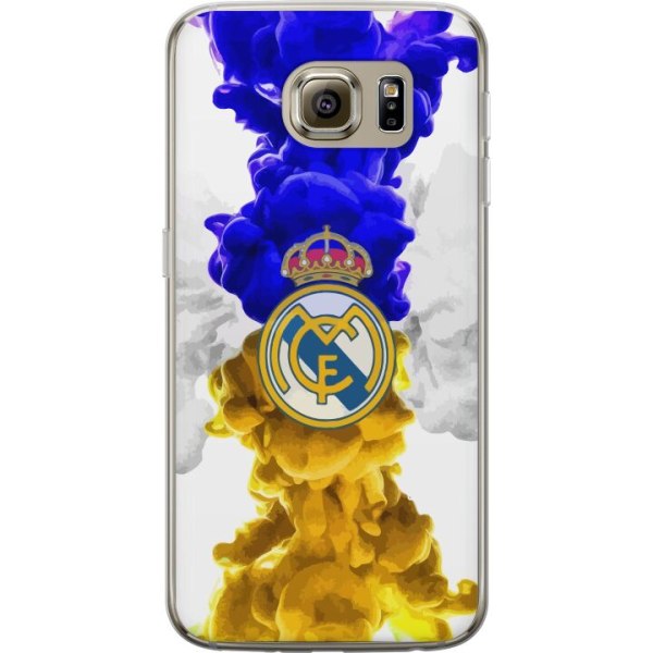 Samsung Galaxy S6 Genomskinligt Skal Real Madrid Färger
