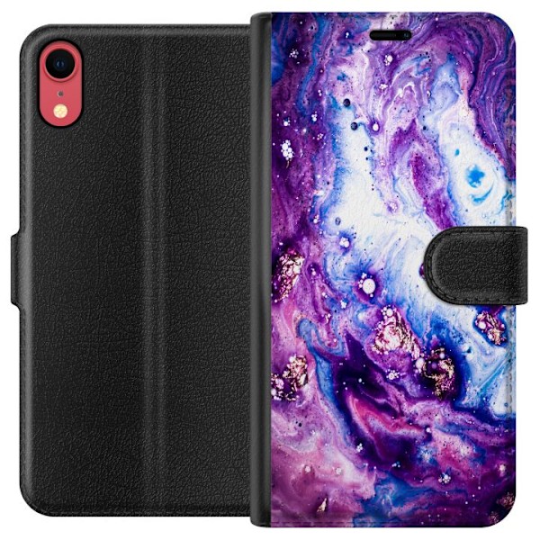 Apple iPhone XR Lommeboketui Galaksen Marmor