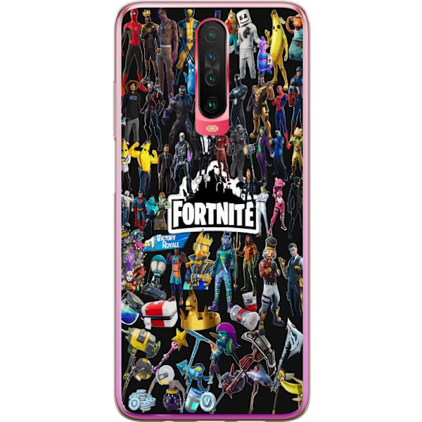 Xiaomi Redmi K30 Läpinäkyvä kuori Fortnite