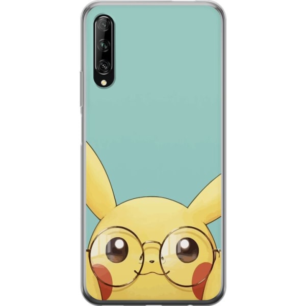 Huawei P smart Pro 2019 Gjennomsiktig deksel Pikachu briller