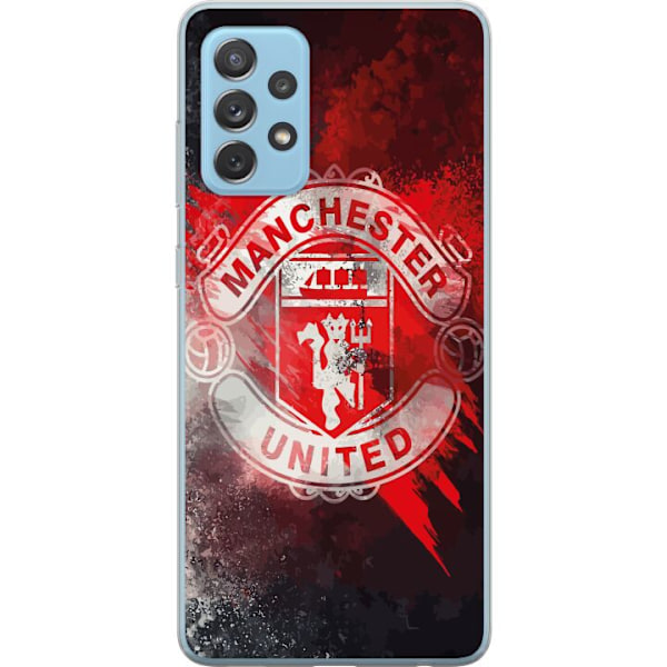 Samsung Galaxy A52 5G Genomskinligt Skal Manchester United F.C