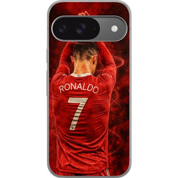 Google Pixel 9 Pro Läpinäkyvä kuori Ronaldo