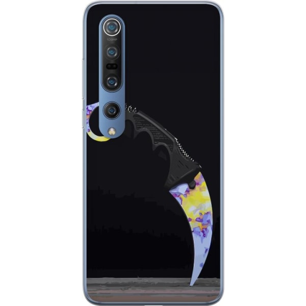 Xiaomi Mi 10 Pro 5G Gennemsigtig cover Karambit / Butterfly /