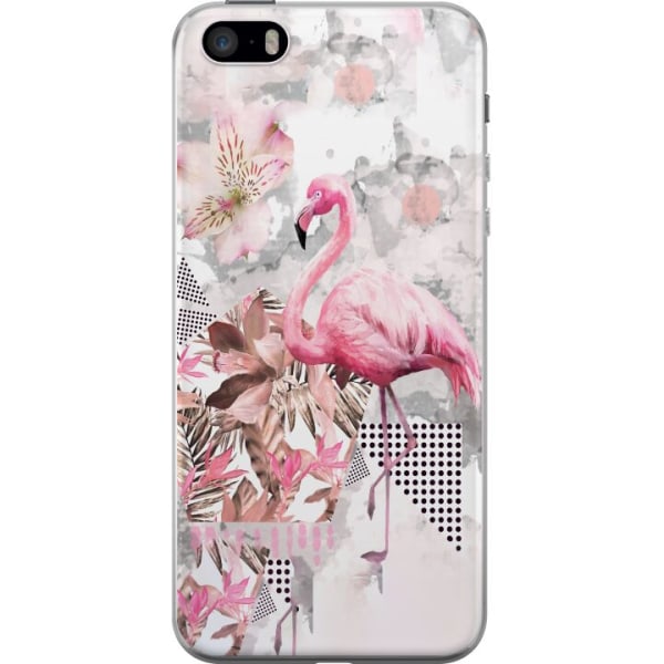 Apple iPhone SE (2016) Cover / Mobilcover - Flamingo