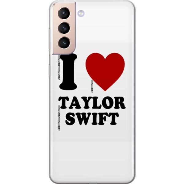 Samsung Galaxy S21 Gennemsigtig cover Taylor Swift