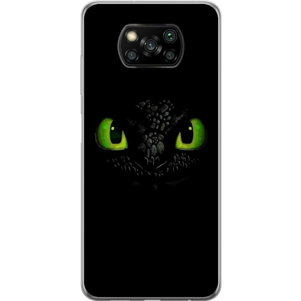 Xiaomi Poco X3 NFC Genomskinligt Skal Draktränaren How to Train Your Dragon