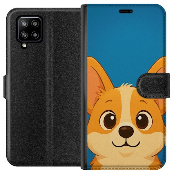 Samsung Galaxy A42 5G Tegnebogsetui Hello Corgi