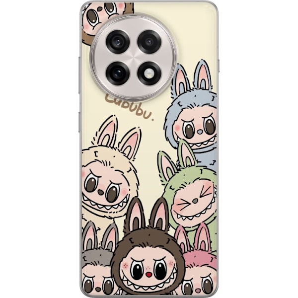OnePlus 13R Läpinäkyvä kuori Labubu Pastel Collection