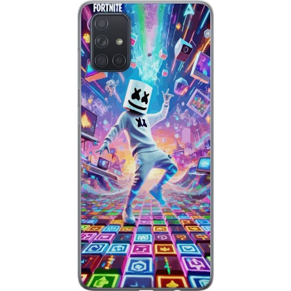 Samsung Galaxy A71 Gennemsigtig cover Fortnite Dance | Marshme