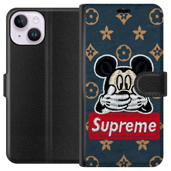 Apple iPhone 15 Lommeboketui OOPS mickey