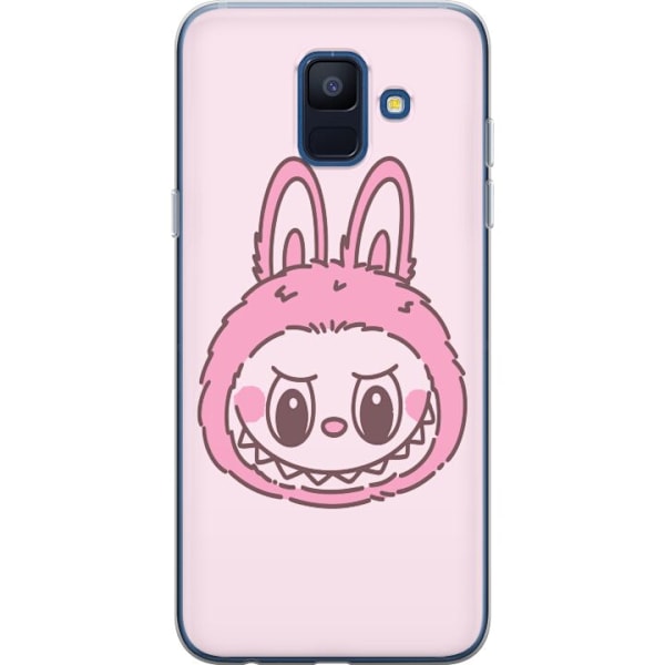 Samsung Galaxy A6 (2018) Genomskinligt Skal Labubu Zodiac Bunny Edition