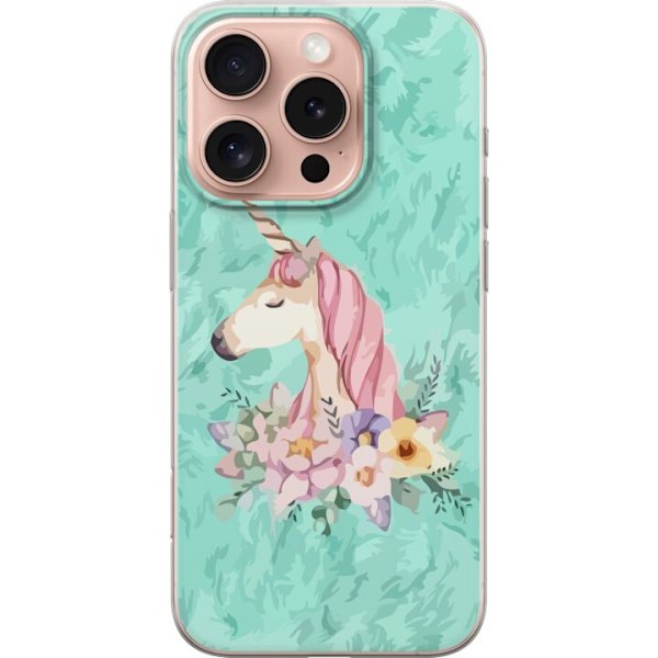 Apple iPhone 16 Pro Gennemsigtig cover Unicorn