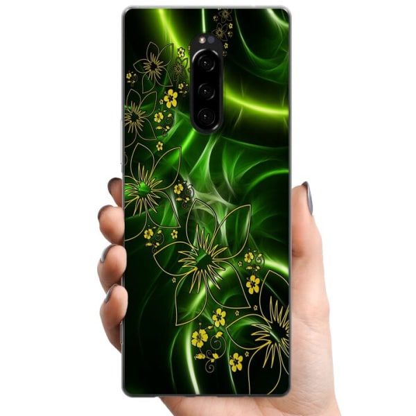 Sony Xperia 1 TPU Mobilcover Blomster