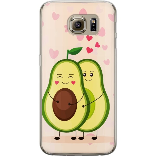 Samsung Galaxy S6 Gjennomsiktig deksel Avokado Kjærlighet