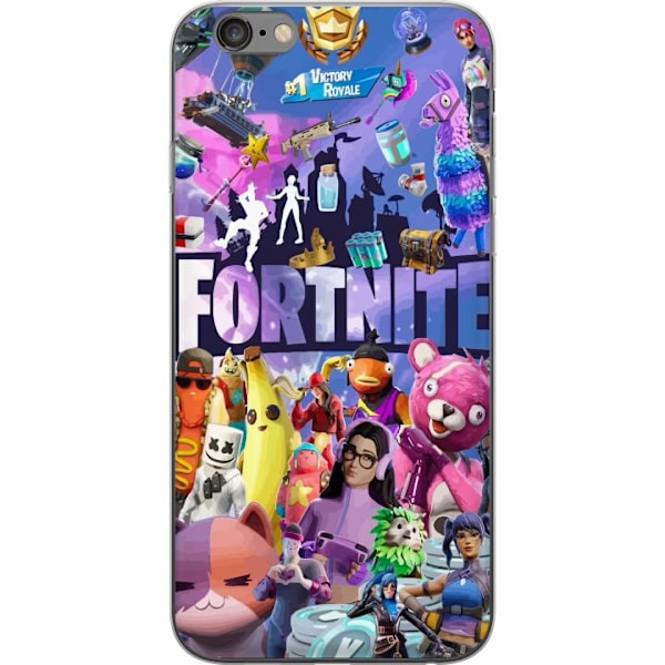 Apple iPhone 6s Plus Gennemsigtig cover Fortnite Gruppe