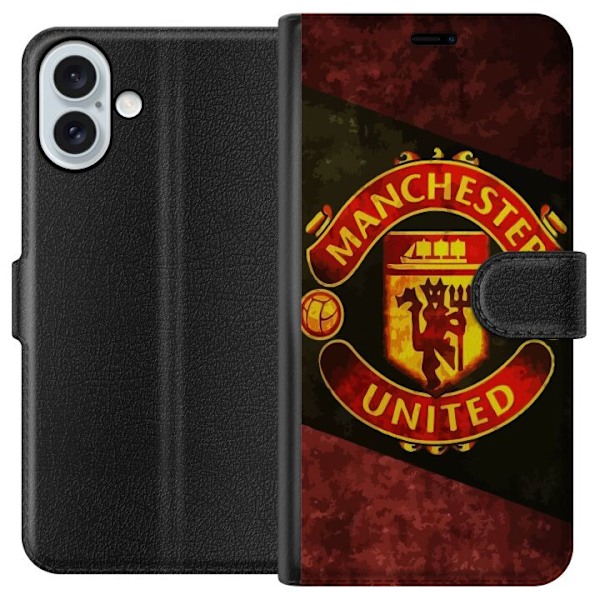 Apple iPhone 16 Plus Lommeboketui Manchester United