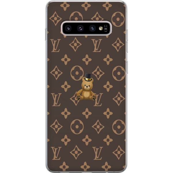 Samsung Galaxy S10+ Läpinäkyvä kuori LV LV BEAR