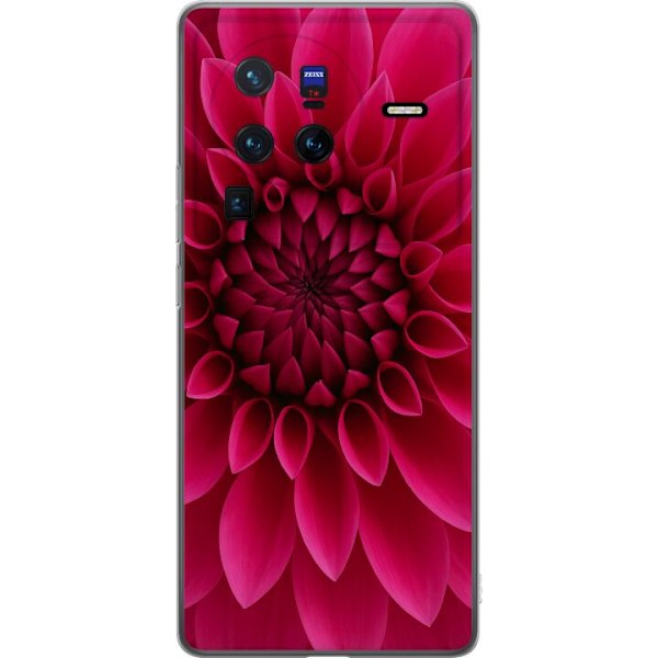vivo X80 Pro Gjennomsiktig deksel Rosecore