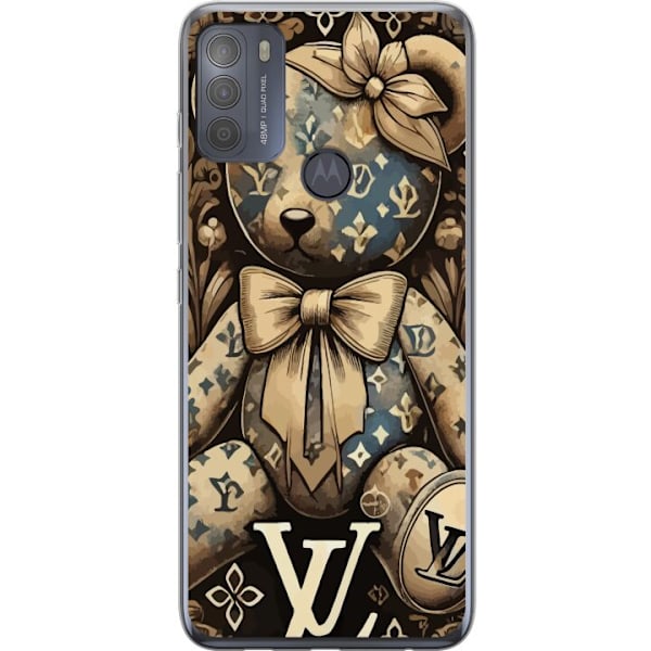 Motorola Moto G50 Gennemsigtig cover LV Teddy