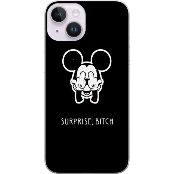 Apple iPhone 15 Gennemsigtig cover Mickey Mouse
