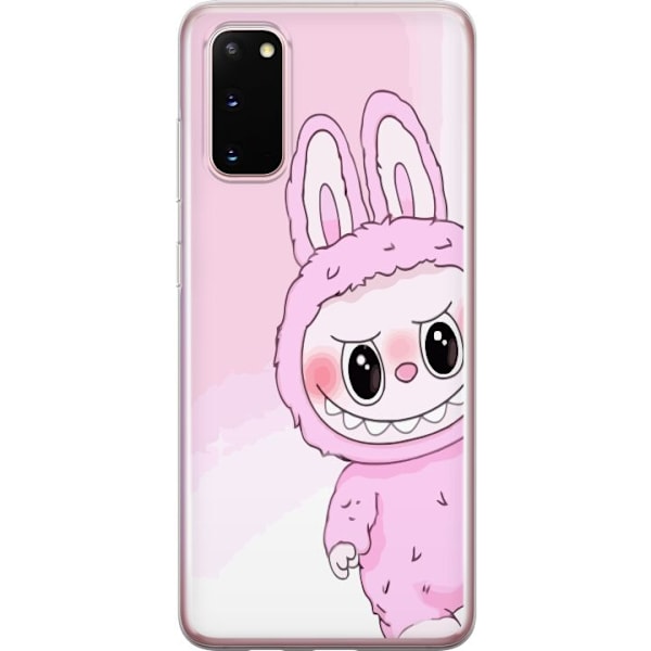 Samsung Galaxy S20 Läpinäkyvä kuori Labubu Jänis-sarja