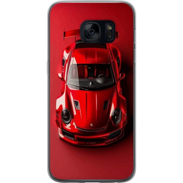 Samsung Galaxy S7 Läpinäkyvä kuori Porsche