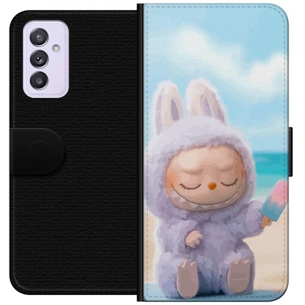 Samsung Galaxy A82 5G Tegnebogsetui Labubu Lyserød Stemning