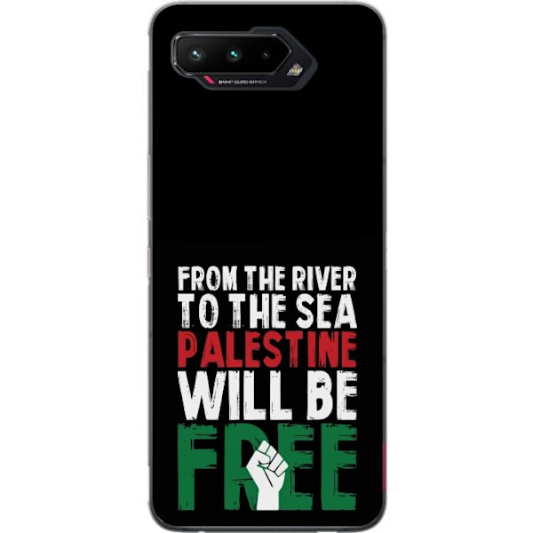 Asus ROG Phone 5 Gennemsigtig cover Fri Palæstina
