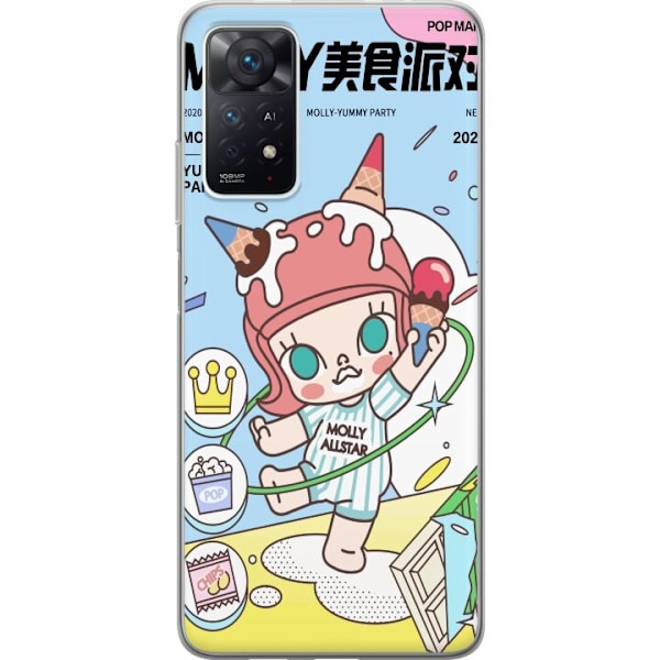 Xiaomi Redmi Note 11 Pro 5G Gennemsigtig cover Molly