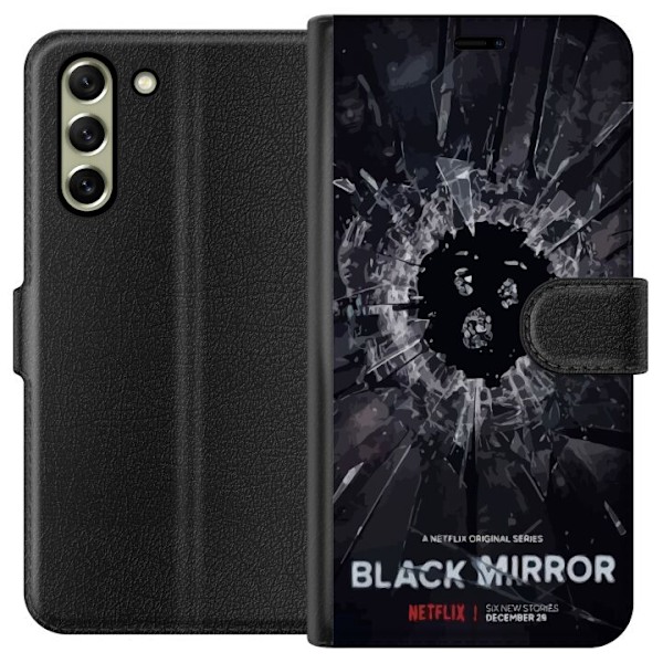 Samsung Galaxy S21 FE 5G Lommeboketui Black Mirror Sci-Fi Netf