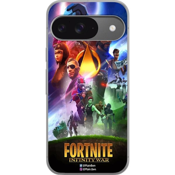 Google Pixel 9 Gennemsigtig cover Fortnite