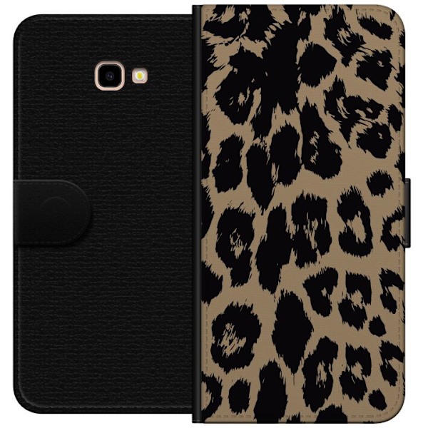 Samsung Galaxy J4+ Plånboksfodral Leopard