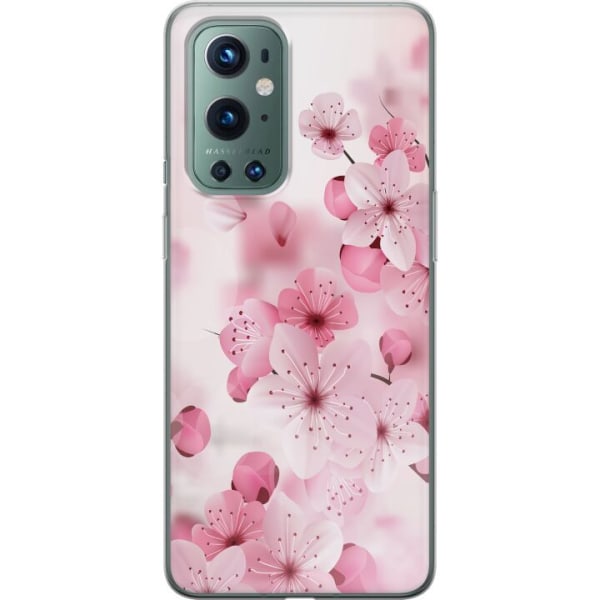 OnePlus 9 Pro Gennemsigtig cover Kirsebærblomst