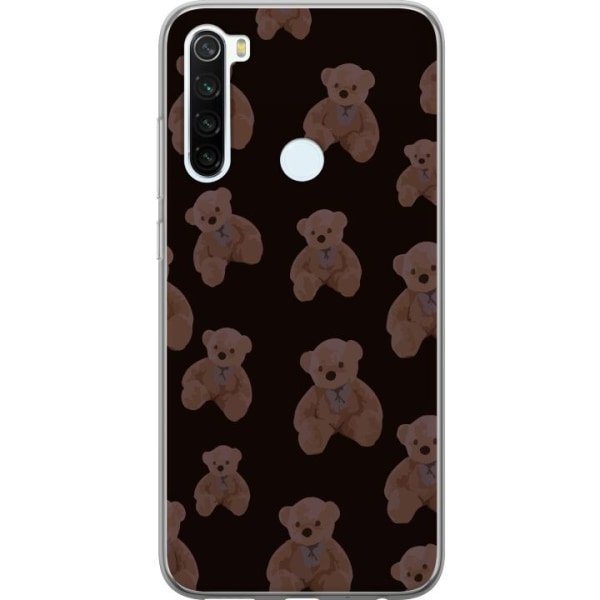 Xiaomi Redmi Note 8 Gennemsigtig cover En bjørn flere bjørne