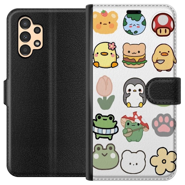 Samsung Galaxy A13 Tegnebogsetui Kawaii Friends